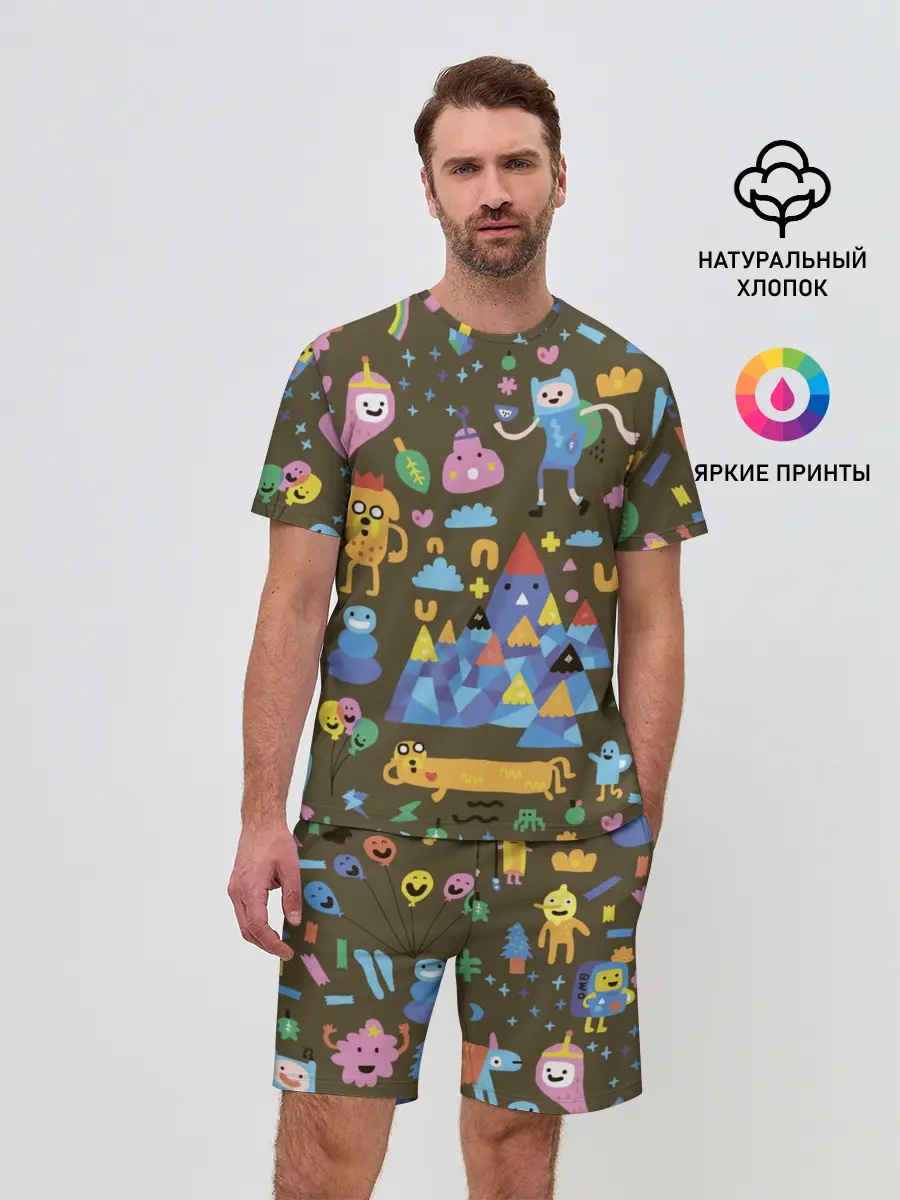 Мужской костюм с шортами / Время приключений Зима