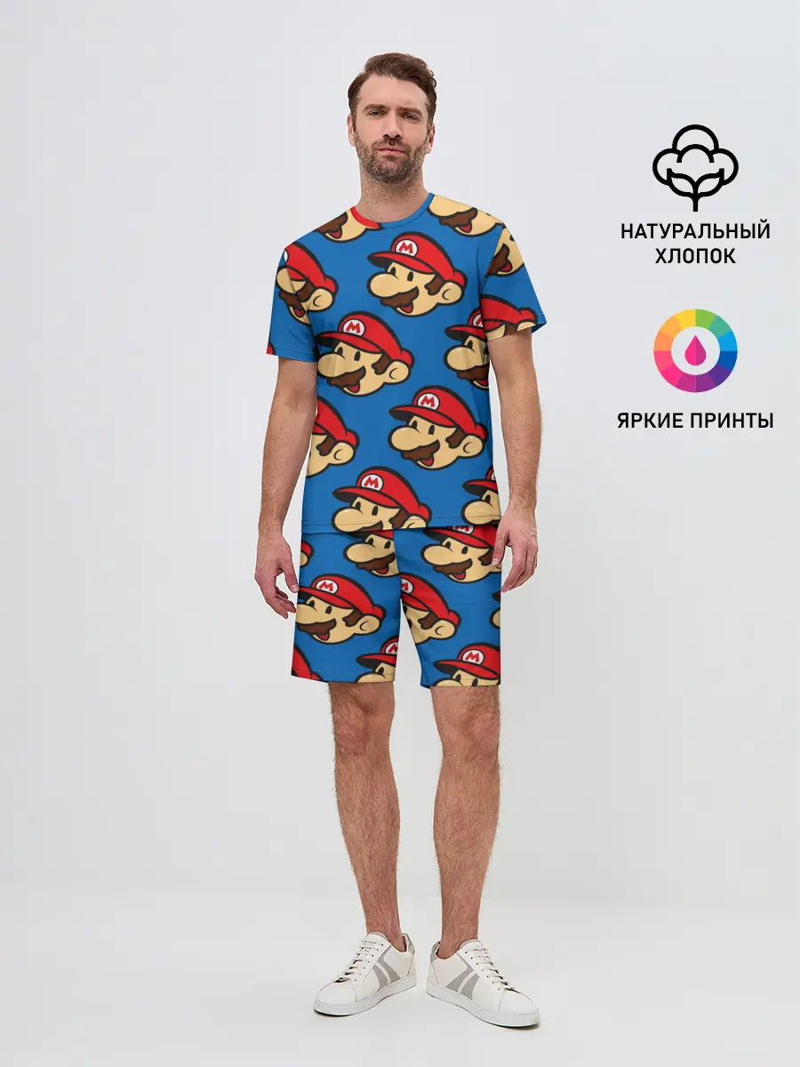 Мужской костюм с шортами / MARIO EXCLUSIVE