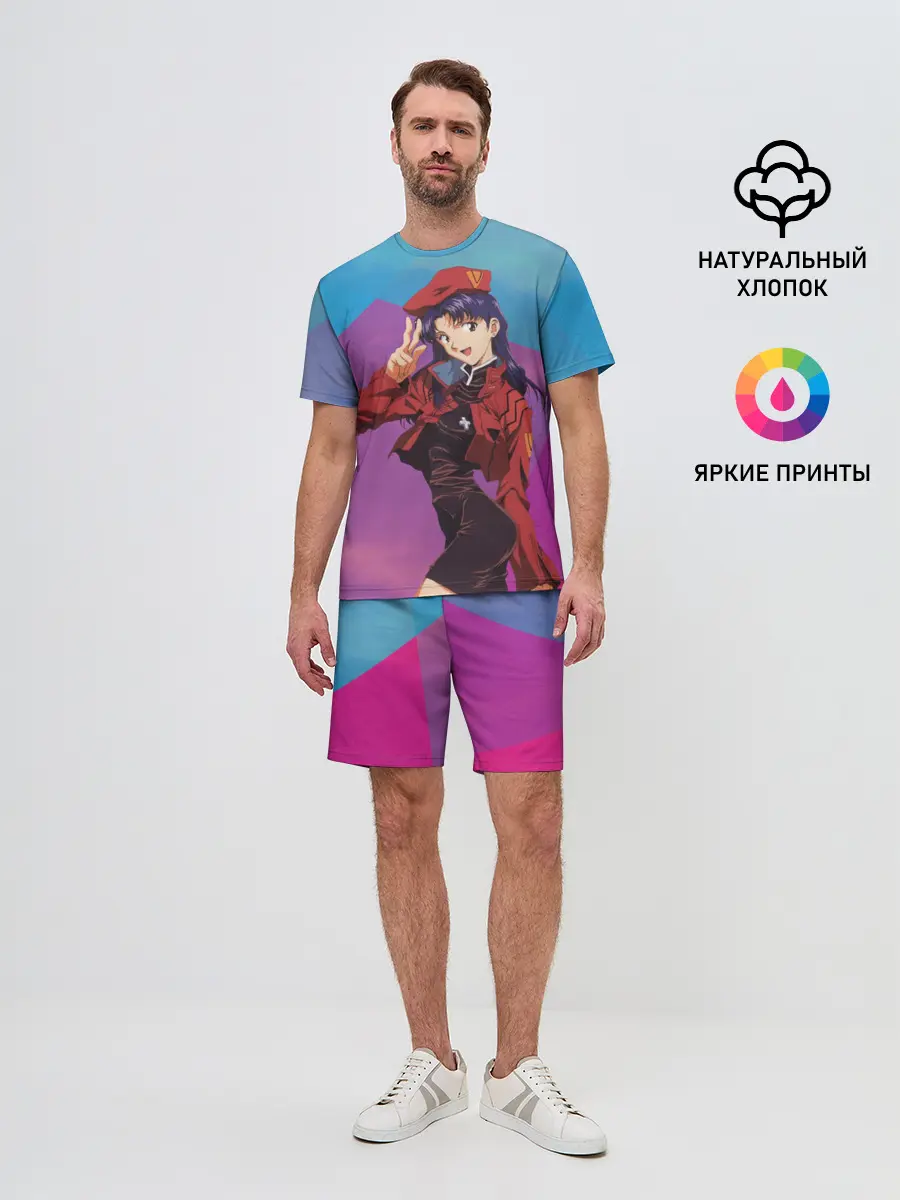 Мужской костюм с шортами / Misato Katsuragi