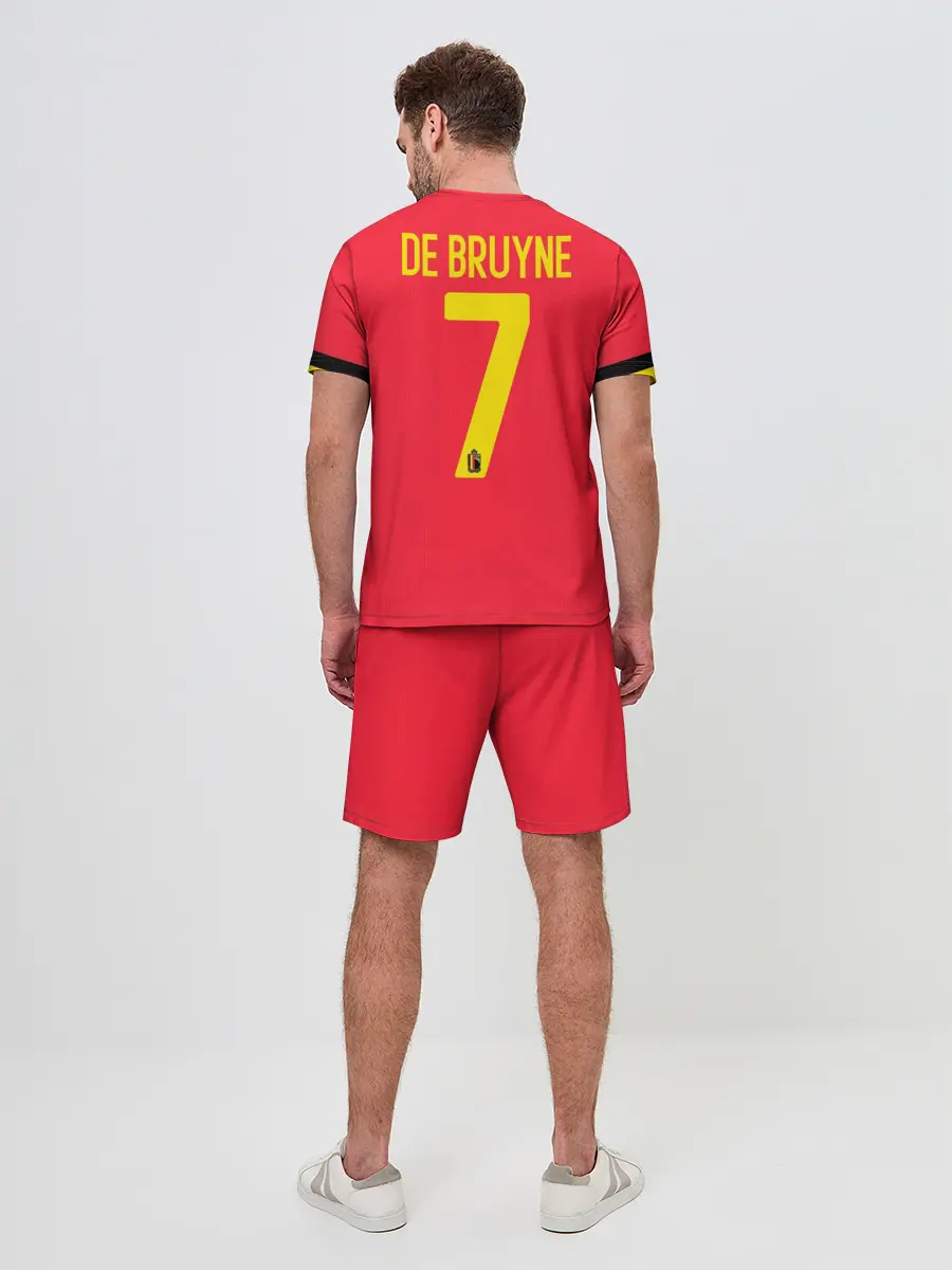 Мужской костюм с шортами / De Bruyne home EURO 2020