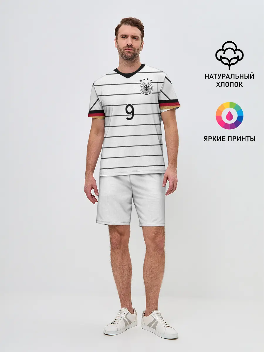 Мужской костюм с шортами / Werner home EURO 2020