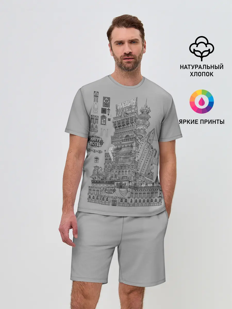 Мужской костюм с шортами / Hazbin Hotel