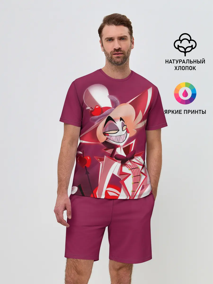 Мужской костюм с шортами / Hazbin Hotel