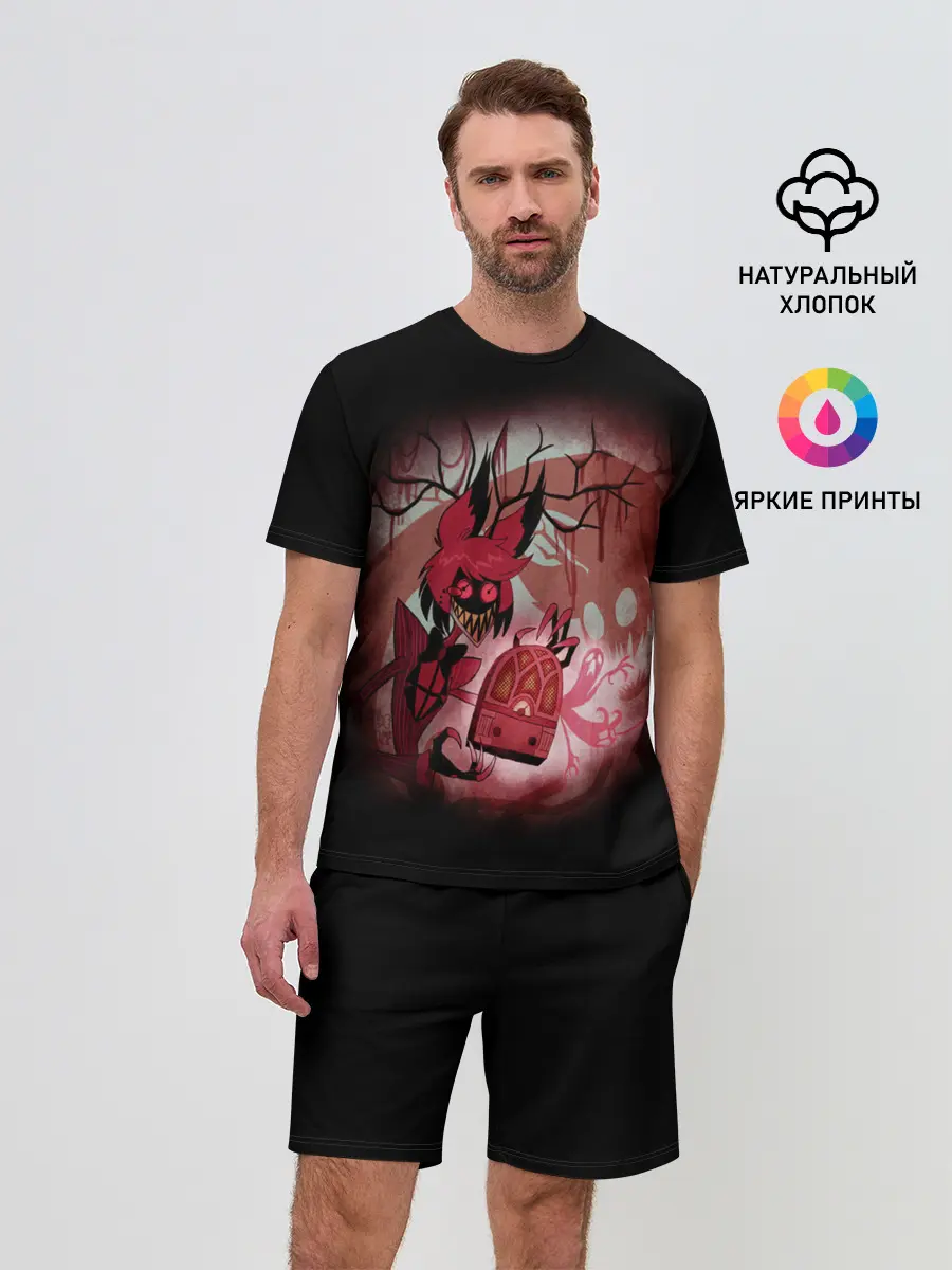 Мужской костюм с шортами / Hazbin Hotel