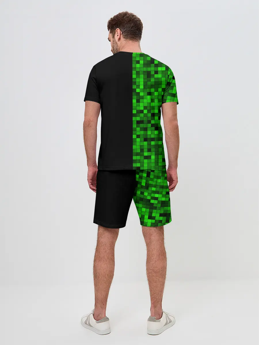 Мужской костюм с шортами / MINECRAFT