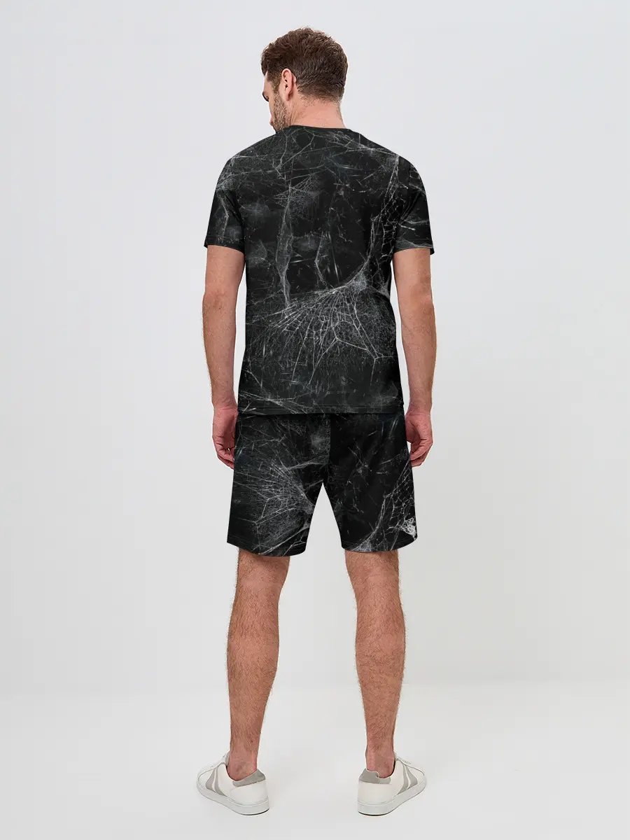 Мужской костюм с шортами / Индеец череп