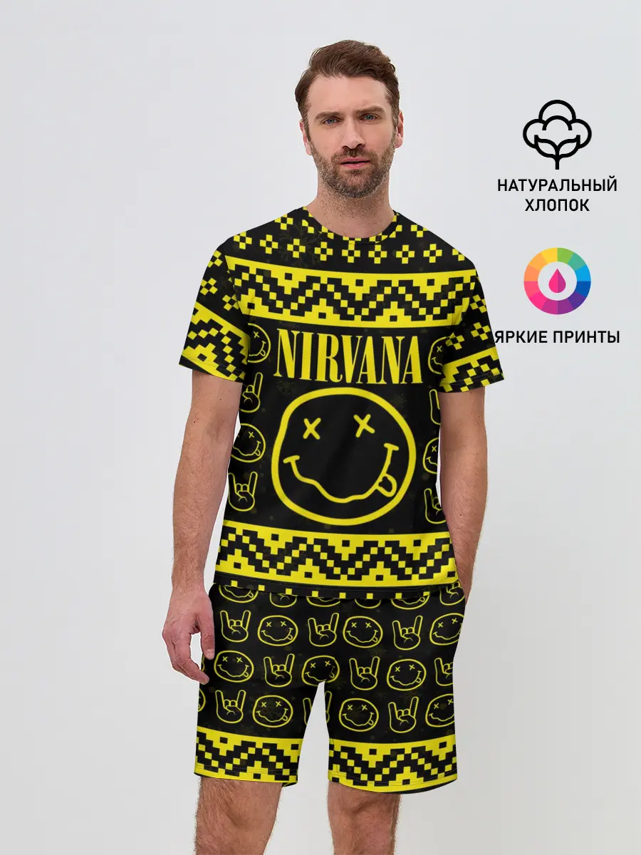 Мужской костюм с шортами / НОВОГОДНЯЯ NIRVANA
