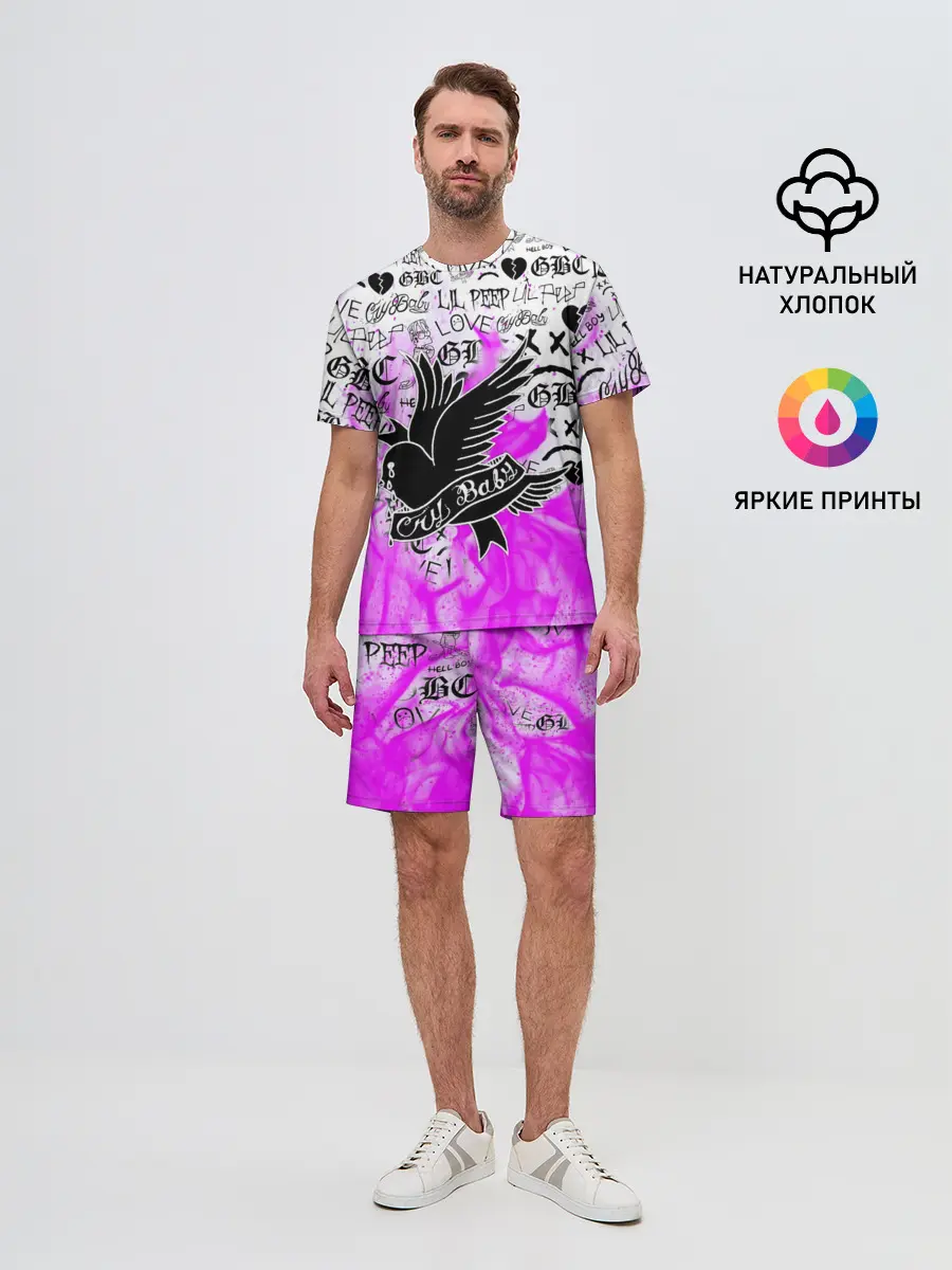 Мужской костюм с шортами / CRY BABY LIL PEEP