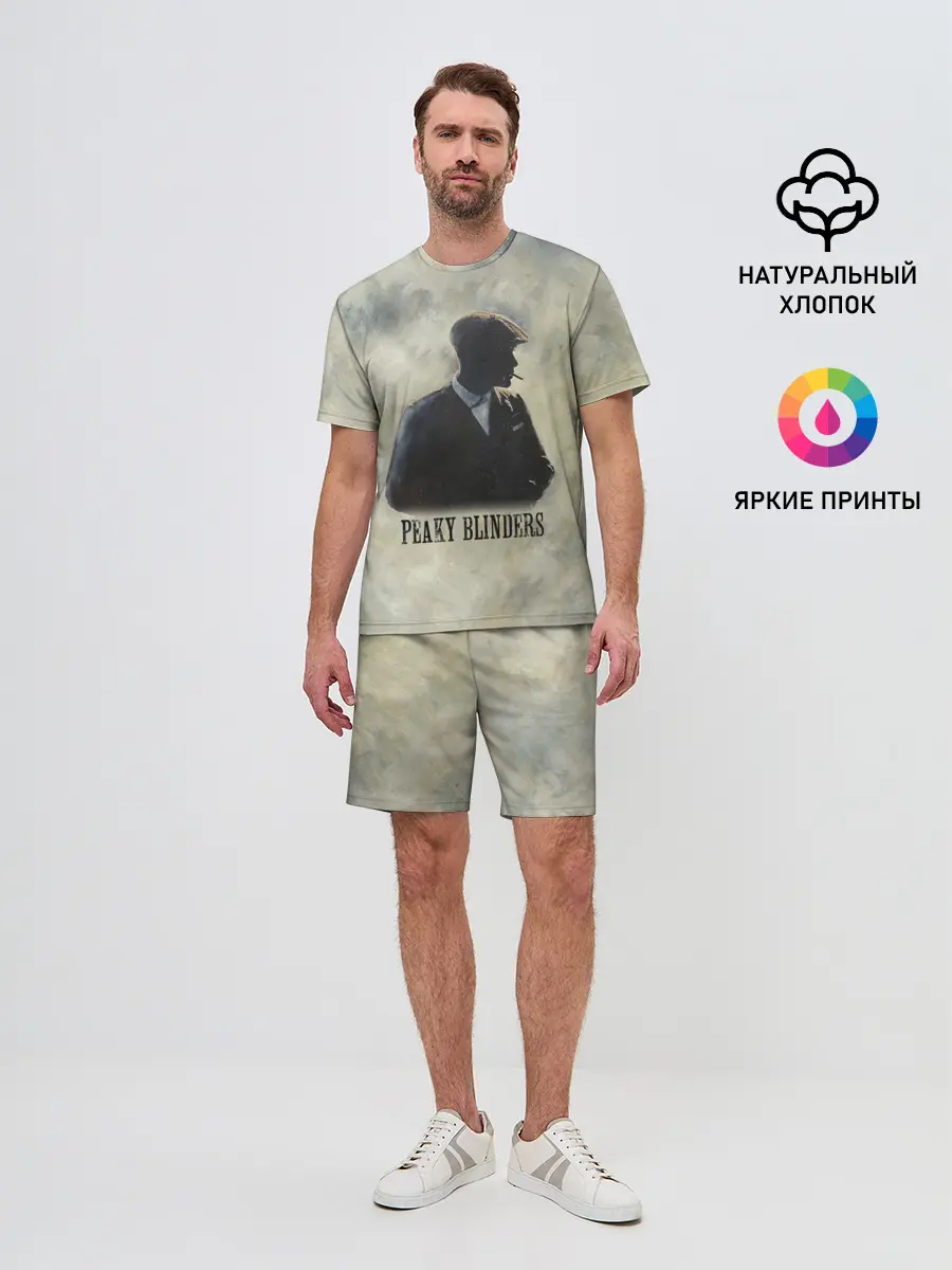 Мужской костюм с шортами / Острые козырьки