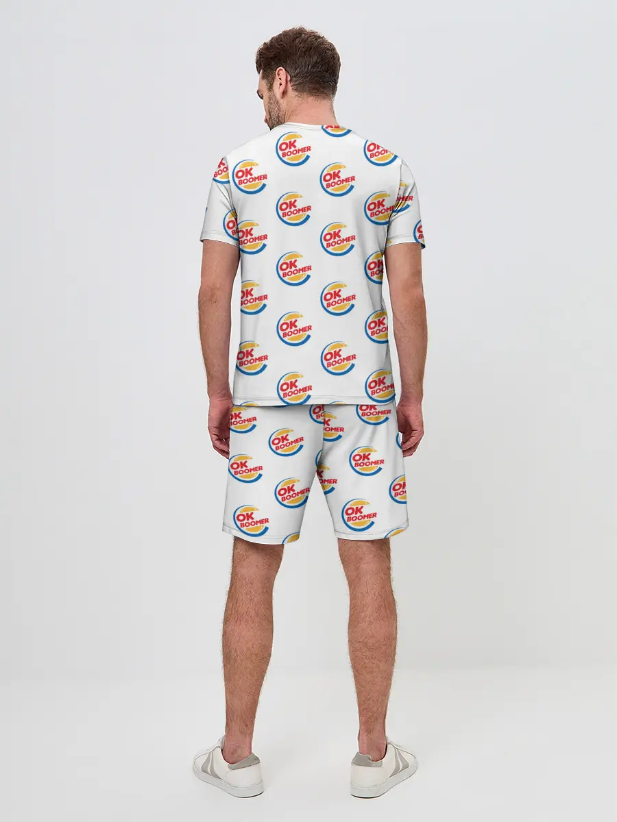 Мужской костюм с шортами / OK BOOMER