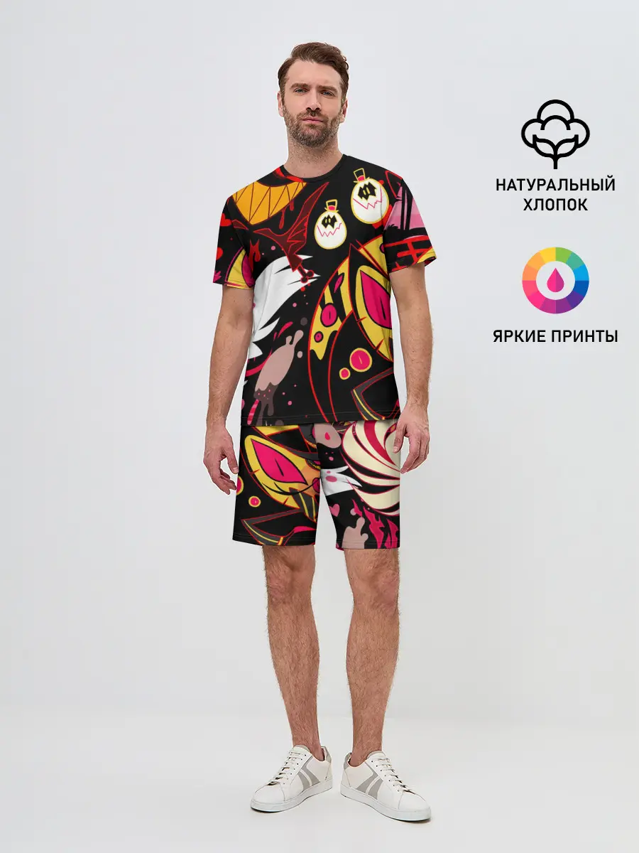 Мужской костюм с шортами / Hazbin Hotel