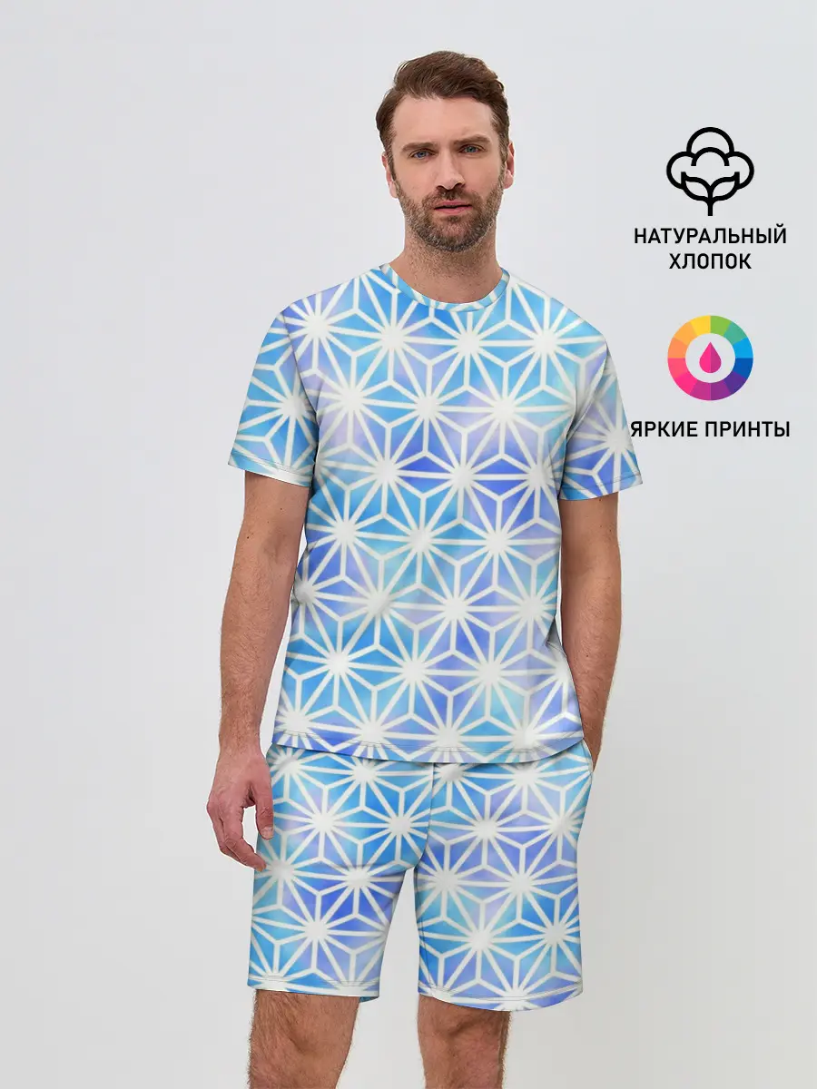 Мужской костюм с шортами / Яркий