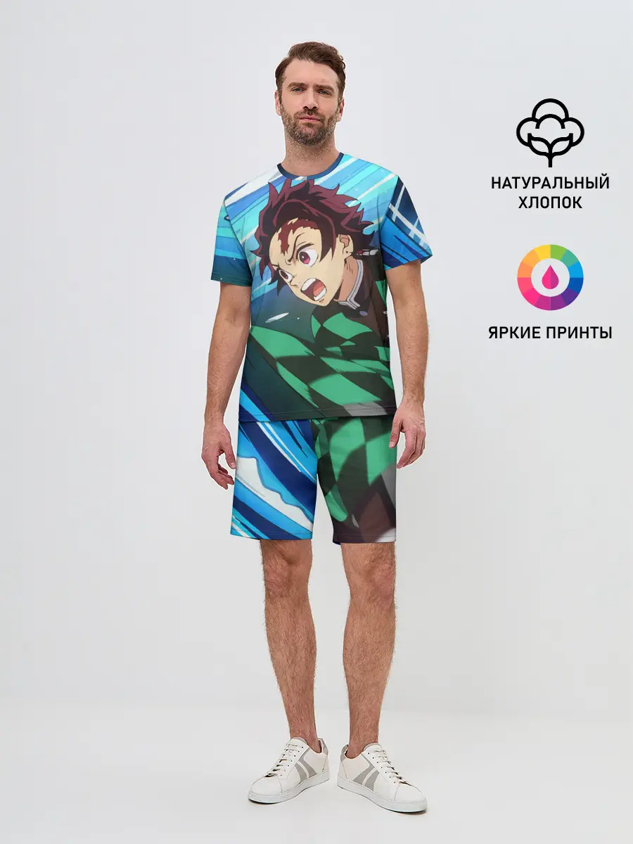 Мужской костюм с шортами / Клинок рассекающий демонов