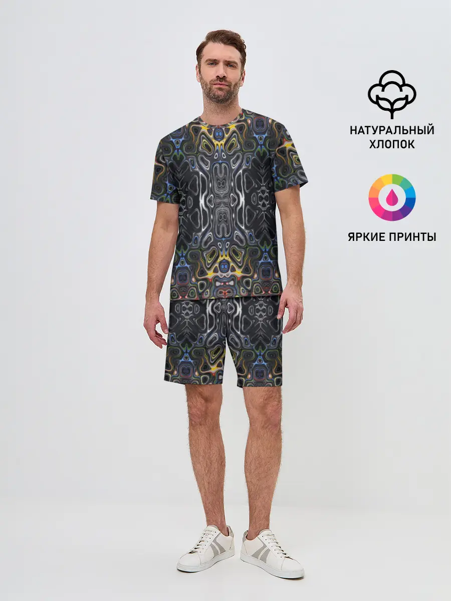 Мужской костюм с шортами / lawnge