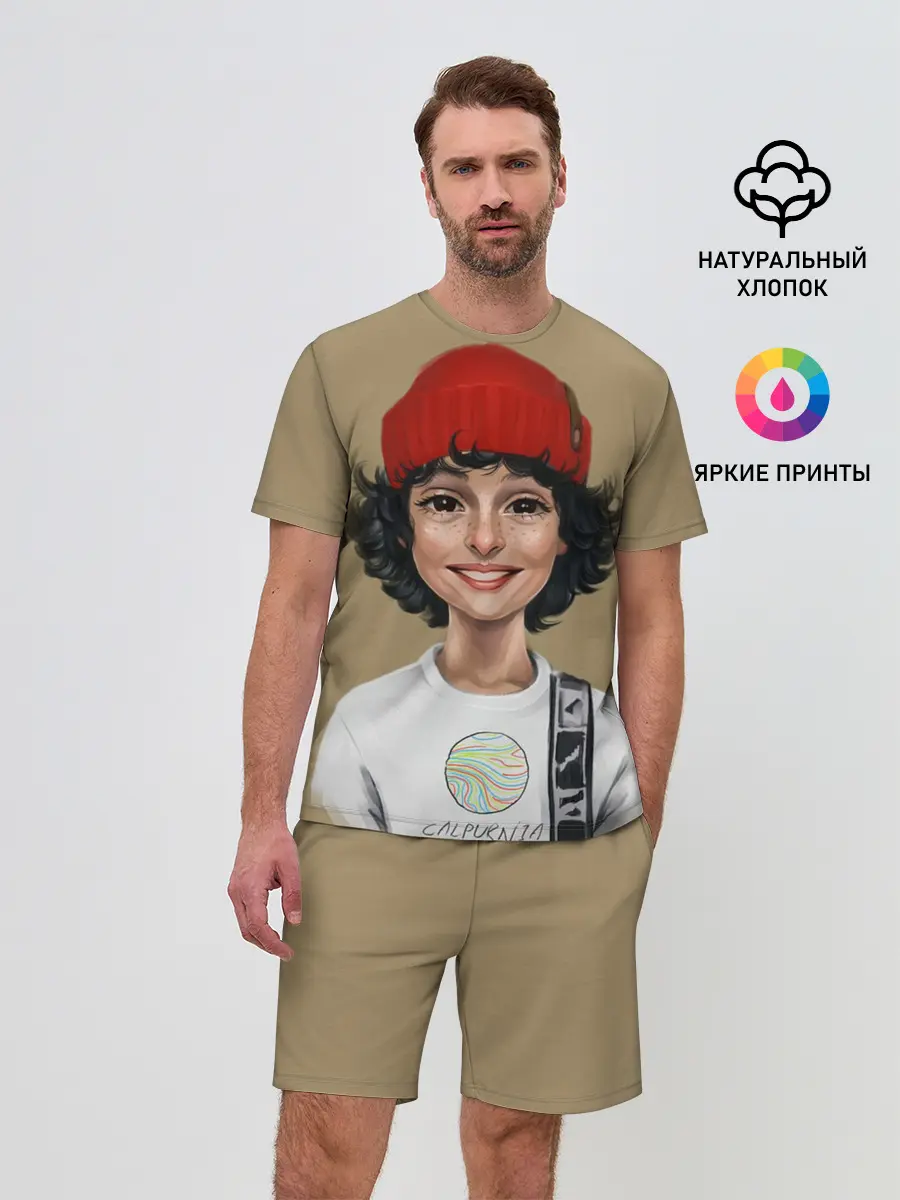 Мужской костюм с шортами / finn wolfhard