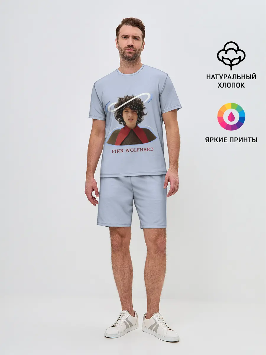 Мужской костюм с шортами / finn wolfhard
