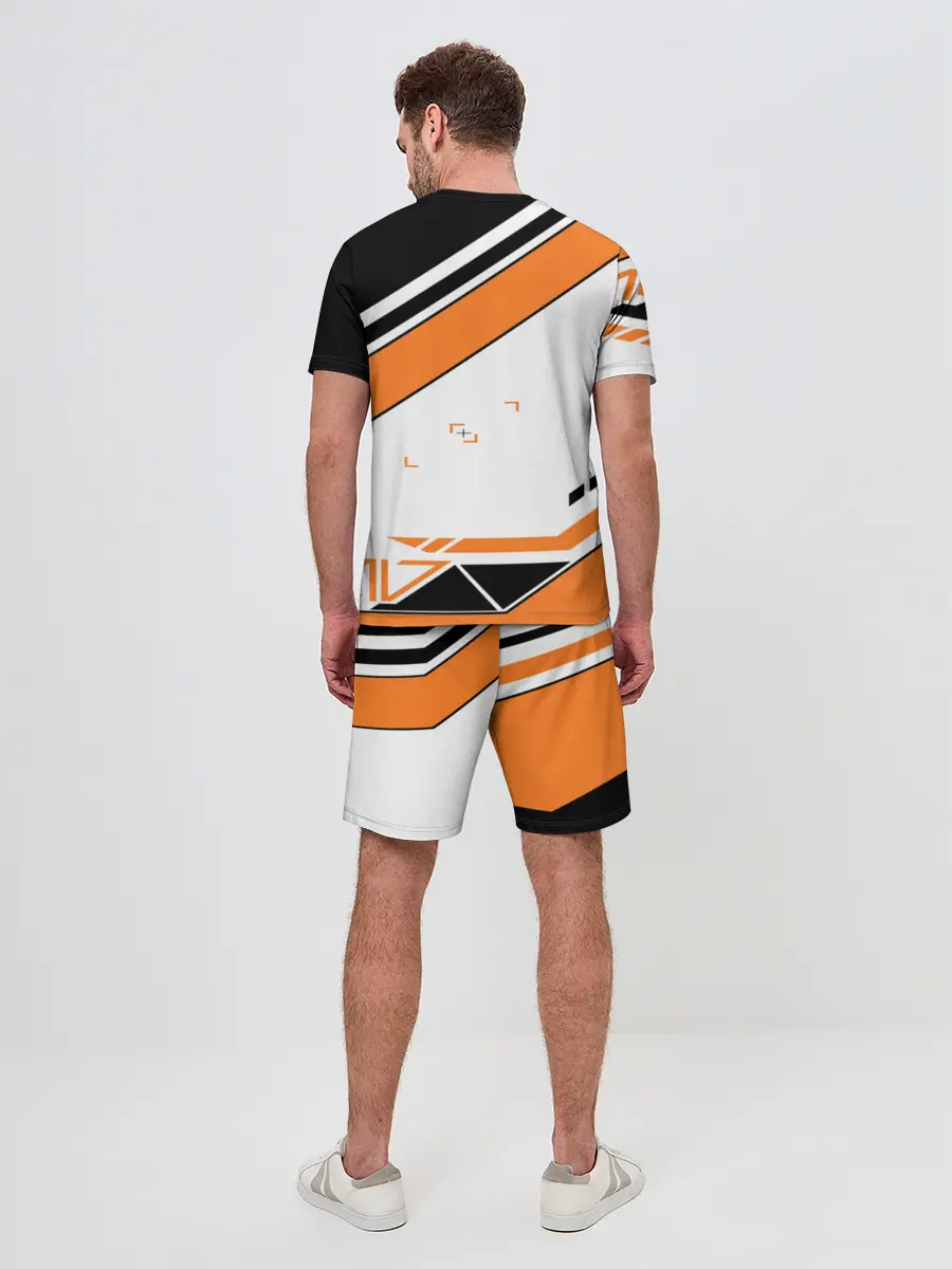 Мужской костюм с шортами / Cs Go Asiimov Style #2