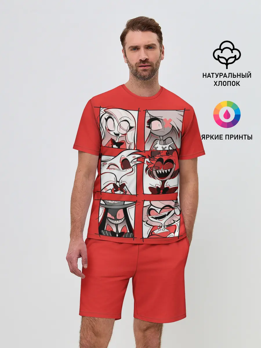 Мужской костюм с шортами / Hazbin Hotel