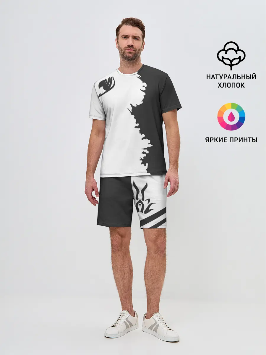 Мужской костюм с шортами / абстракция Фейри Тейл