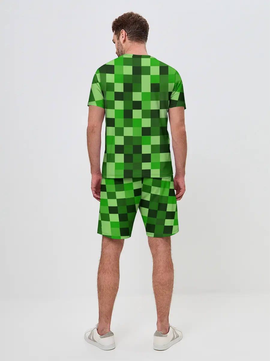 Мужской костюм с шортами / MINECRAFT