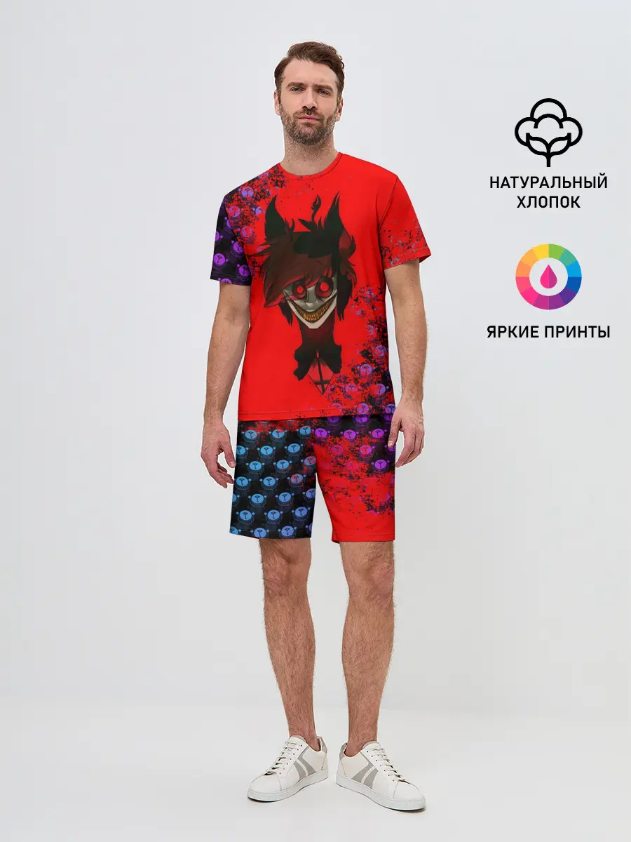 Мужской костюм с шортами / Hazbin Hotel Alastor