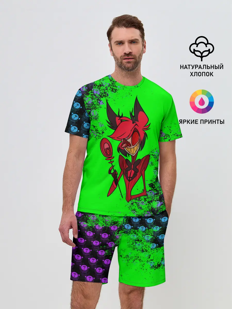 Мужской костюм с шортами / Hazbin Hotel Alastor