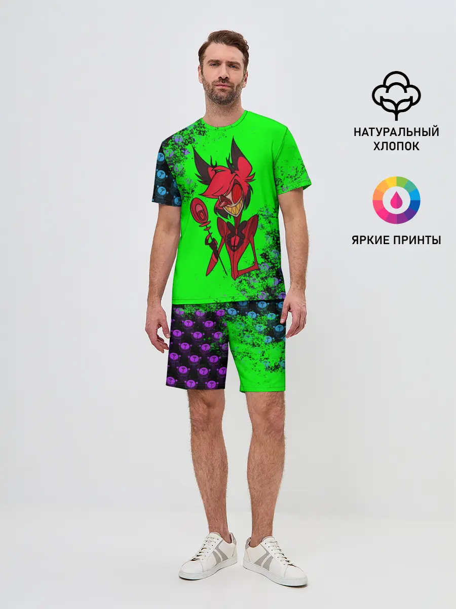 Мужской костюм с шортами / Hazbin Hotel Alastor