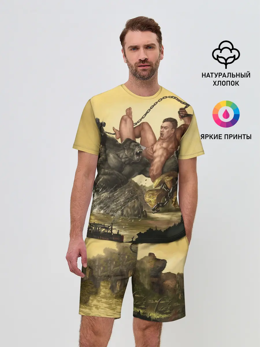 Мужской костюм с шортами / Aniki Fight Art