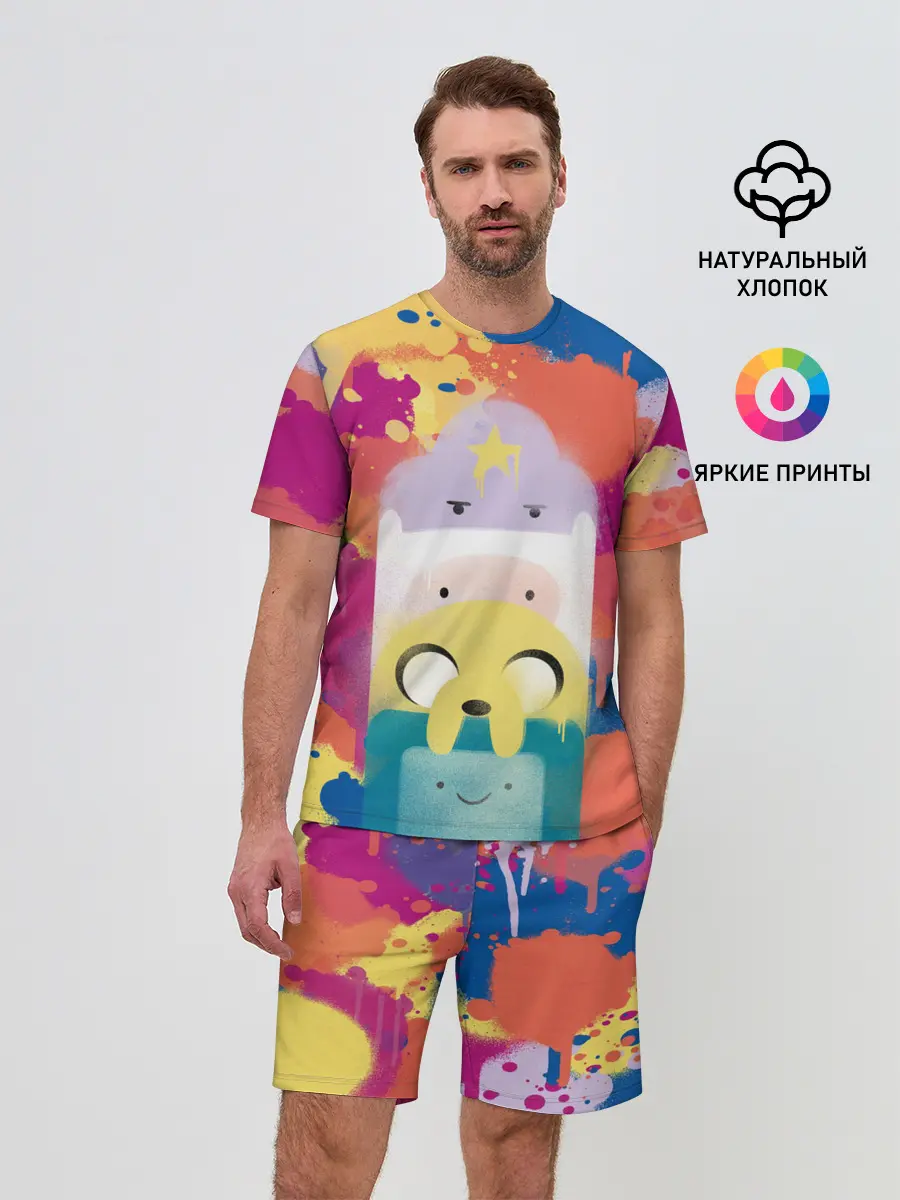 Мужской костюм с шортами / Adventure Time