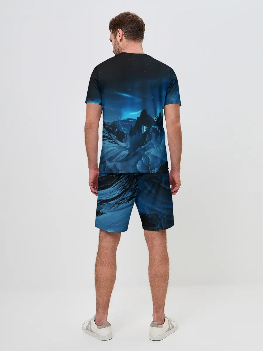 Мужской костюм с шортами / Северное сияние