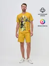Мужской костюм с шортами / За вардо на желтом