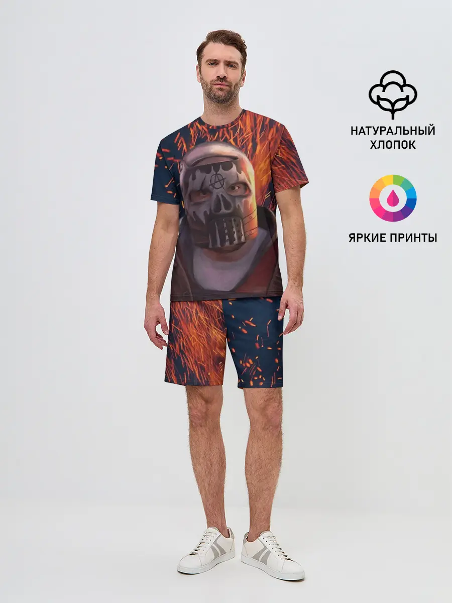 Мужской костюм с шортами / Sparks Rust