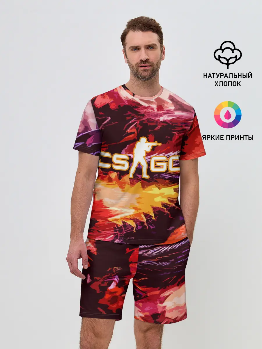 Мужской костюм с шортами / CS GO