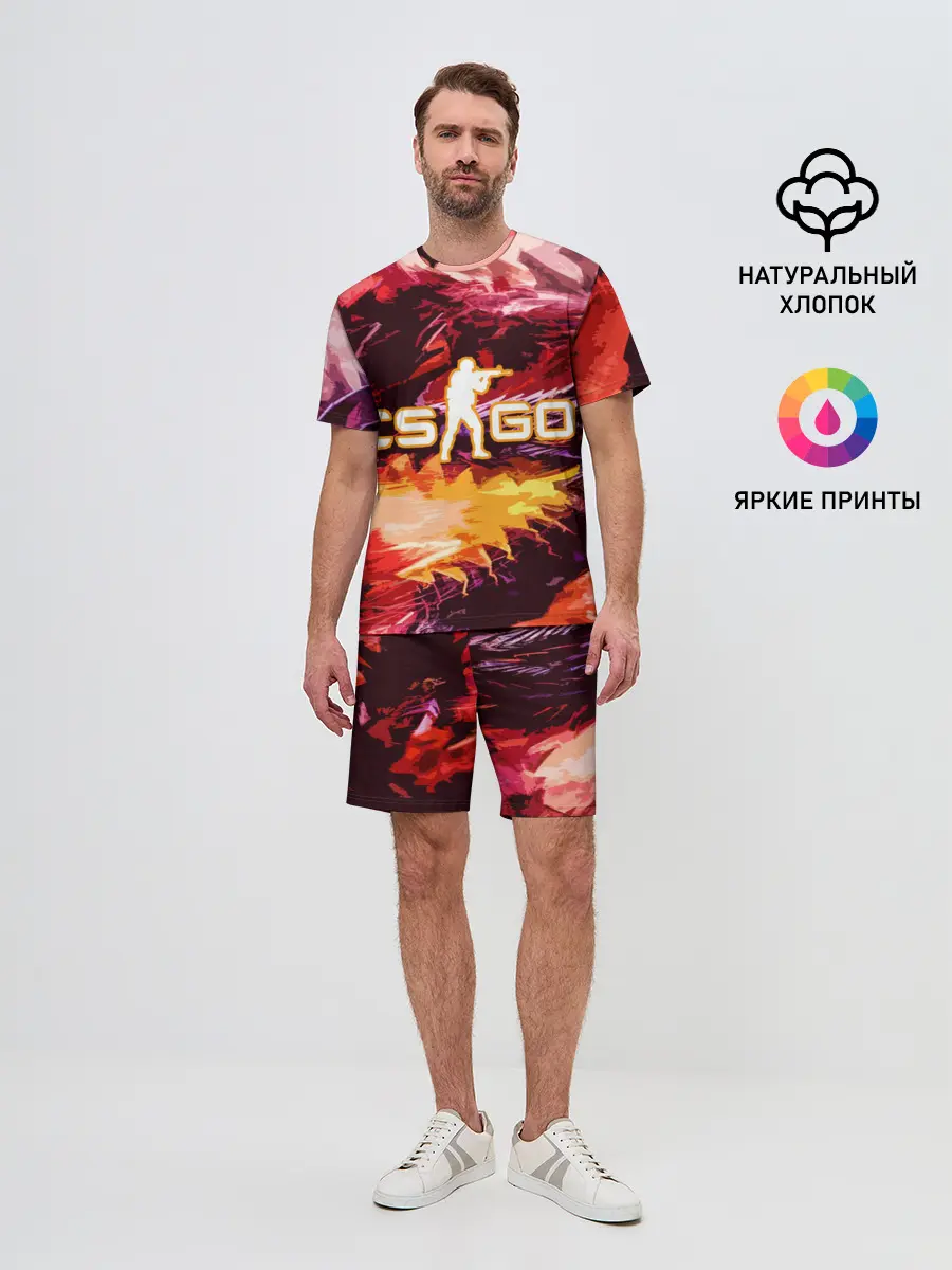 Мужской костюм с шортами / CS GO