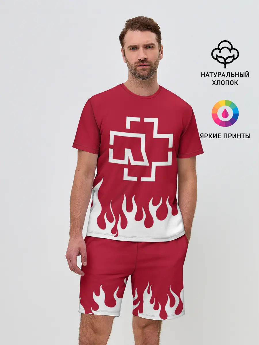 Мужской костюм с шортами / Rammstein