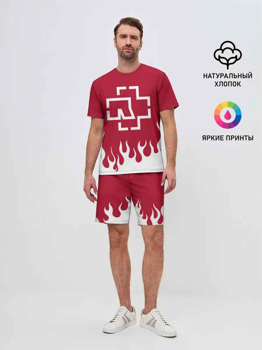 Мужской костюм с шортами / Rammstein