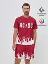 Мужской костюм с шортами / AC DC