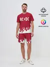 Мужской костюм с шортами / AC DC