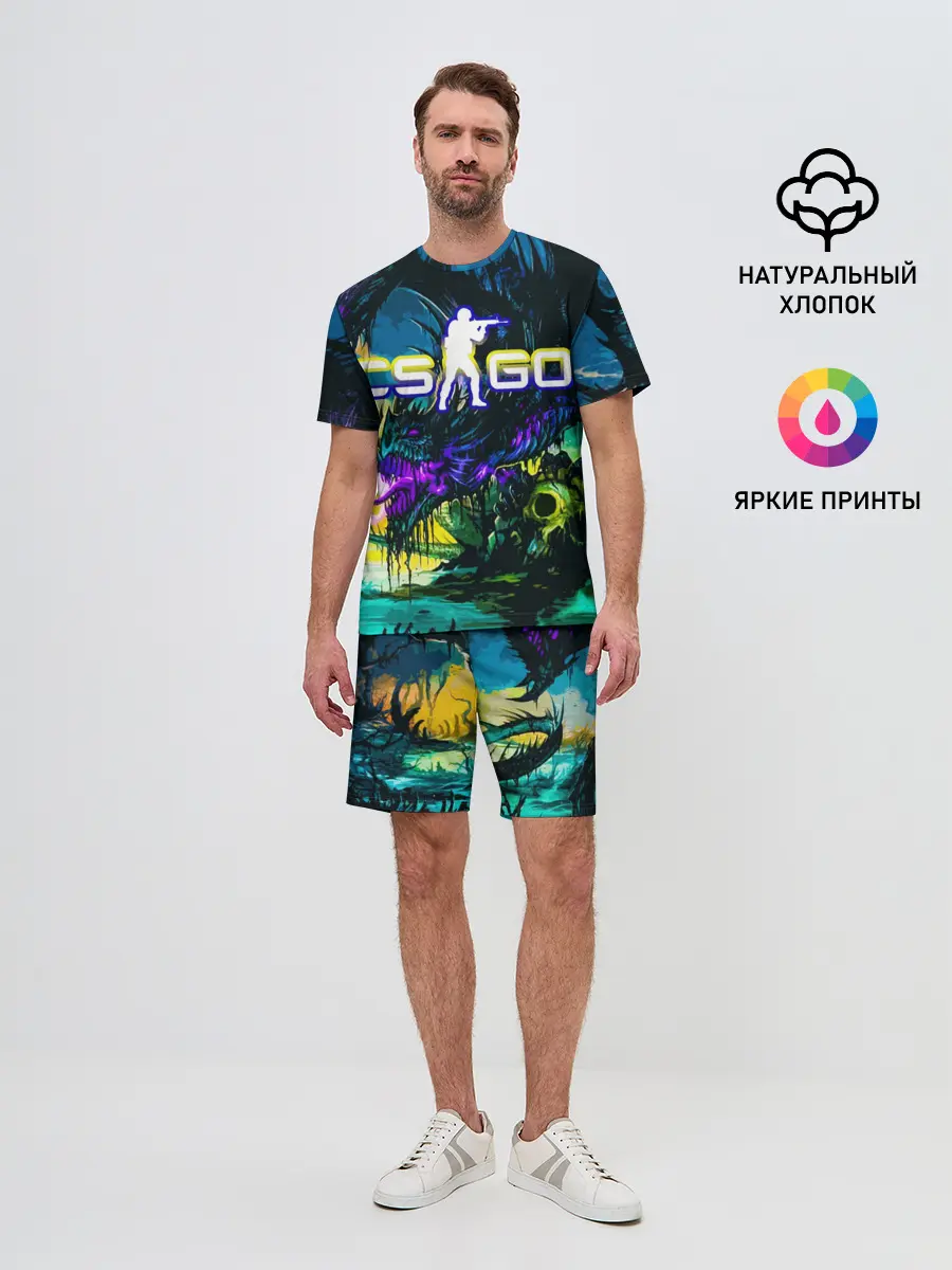 Мужской костюм с шортами / CS GO