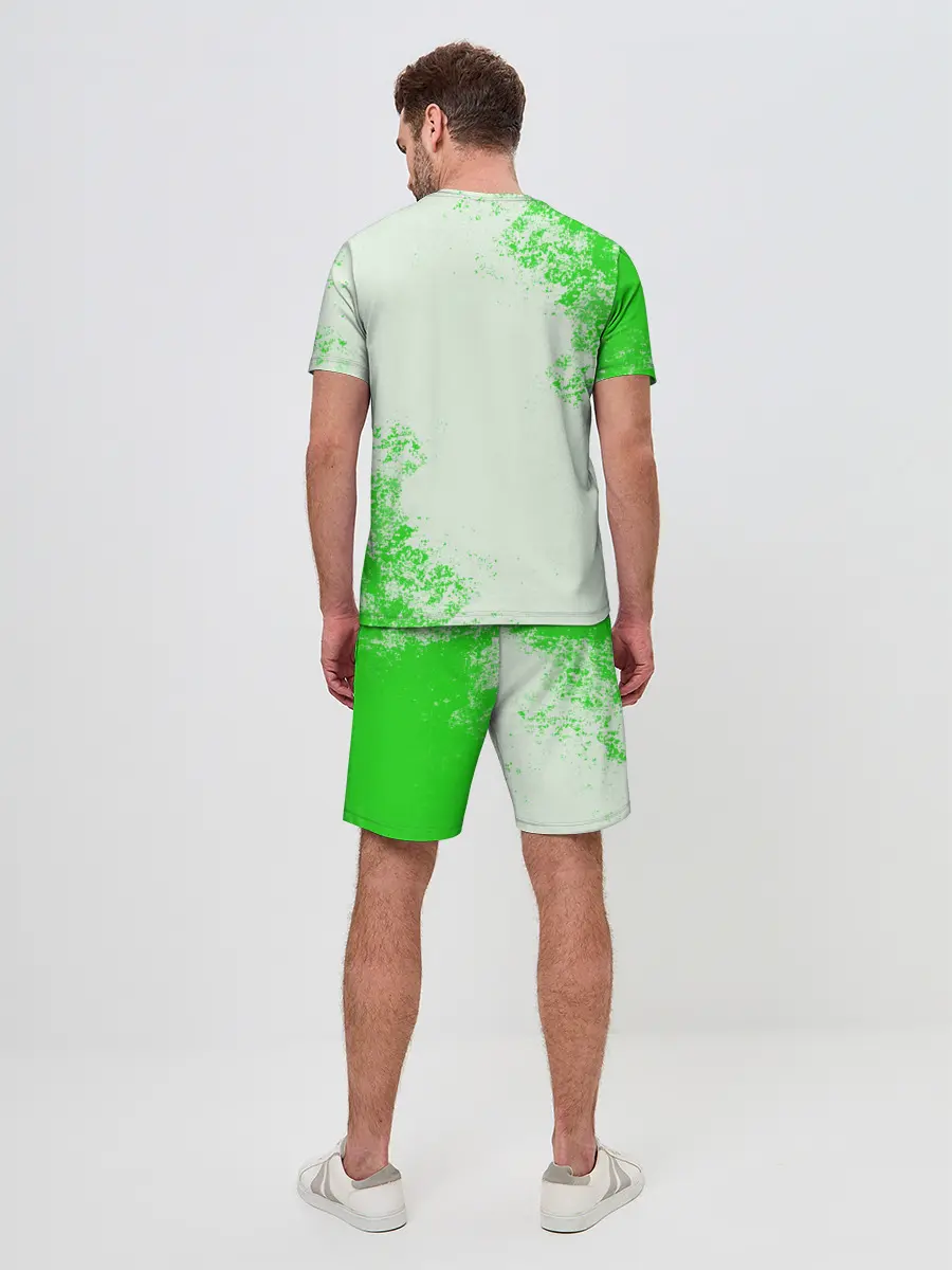 Мужской костюм с шортами / MINECRAFT CREEPER