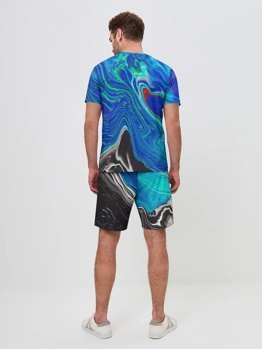 Мужской костюм с шортами / КИСЛОТНЫЙ АКРИЛ