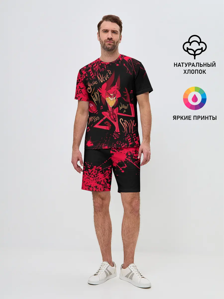 Мужской костюм с шортами / HAZBIN HOTEL ALASTOR.