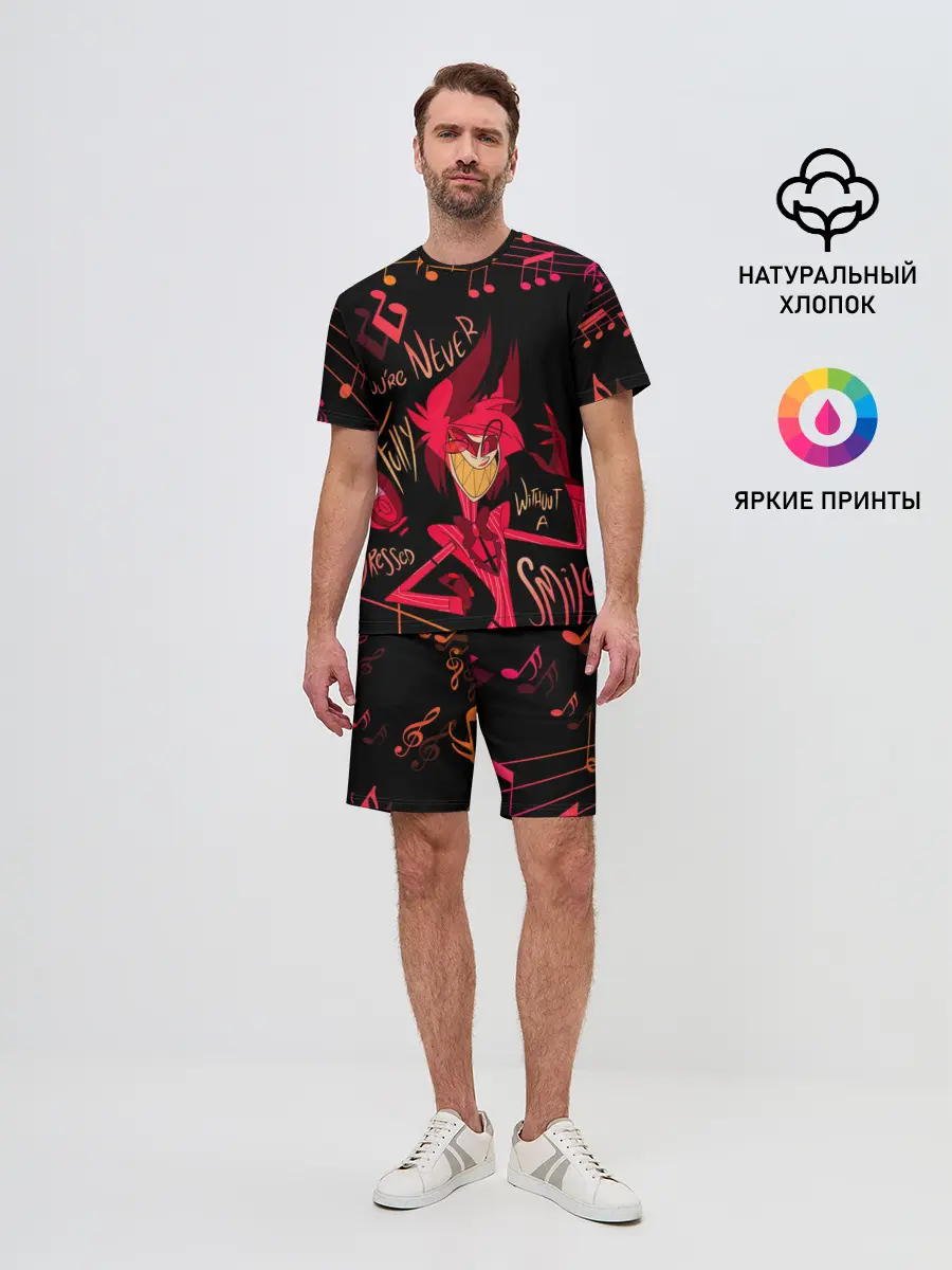 Мужской костюм с шортами / HAZBIN HOTEL ALASTOR.