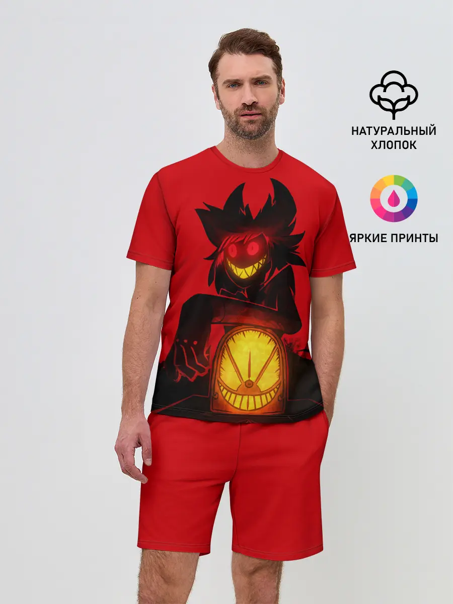 Мужской костюм с шортами / Отель Хазбин