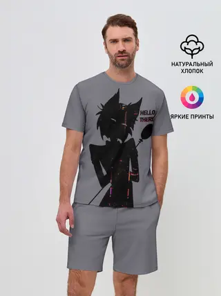 Мужской костюм с шортами / Отель Хазбин