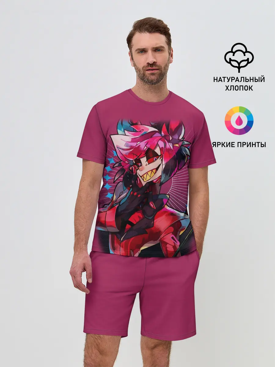 Мужской костюм с шортами / Отель Хазбин