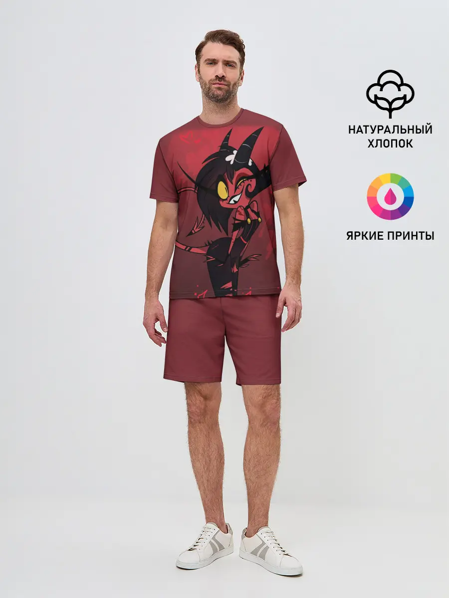Мужской костюм с шортами / Отель Хазбин