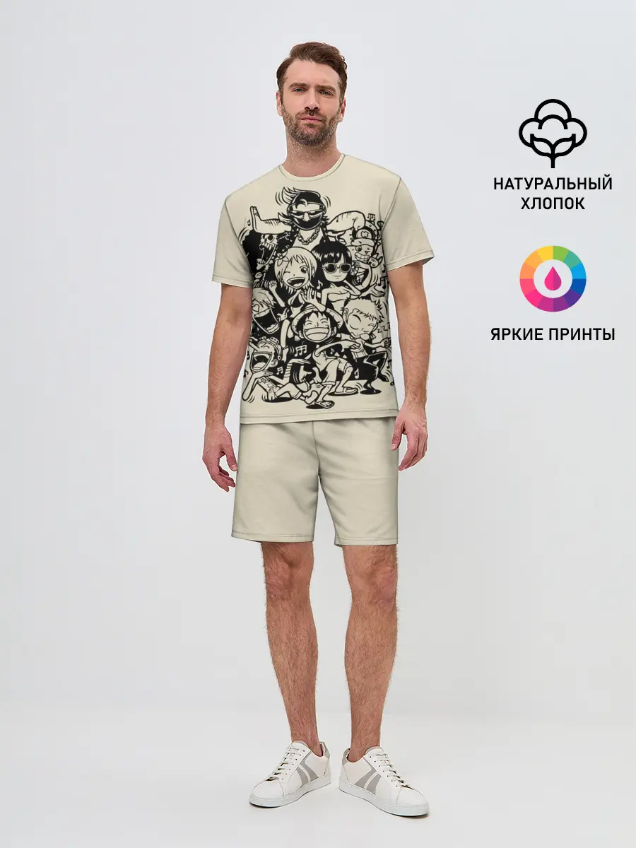 Мужской костюм с шортами / герои One Piece