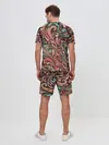 Мужской костюм с шортами / Узор хохломы