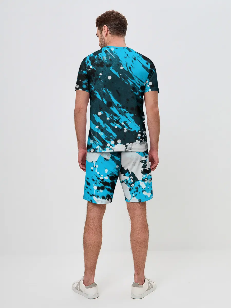 Мужской костюм с шортами / Minecraft / Майнкрафт